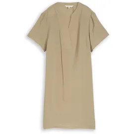 Tom Tailor Sommerkleid Unifarben Grün/Silber 46