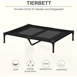 PawHut Hundesofa 92 x 76 cm schwarz