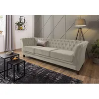 Home Affaire Chesterfield-Sofa »Dover«, aufwändige Knopfheftung in Chesterfield-Optik beige