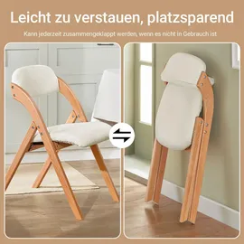 SoBuy Klappstuhl 2er Set Weiß