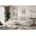 altdecor Ecksofa Cord 4-Sitzer Creme
