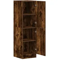 vidaXL Beistellschrank Räuchereiche 38 x 41,5 x 131,5 cm Braun