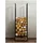 Cook King Kaminholzregal ATOS Metall 120 x 40 x 20 cm Schwarz
