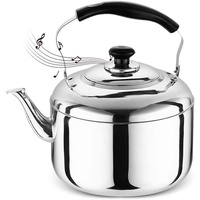 Flötenkessel Wasserkessel für Holzofen Induktion Edelstahl Teekanne 5/6/7/10L Haushalts kessel für Gasherd Wasserkessel Teakettle für Küche Wandern Camping(Color:,Size:4L)