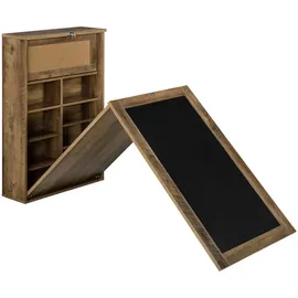 [en.casa] Wandklapptisch Kläppen 50 x 156 x 91,5 cm Braun