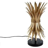 QAZQA Art-Deco-Tischlampe Gold - Wesley