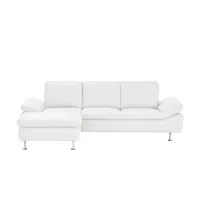 smart Ecksofa  Okelani , weiß , Maße (cm): B: 236 H: 78 T: 152