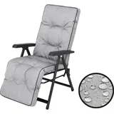 Bjird Liegenauflage 160 x 50 x 8 cm aschgrau 1 St.