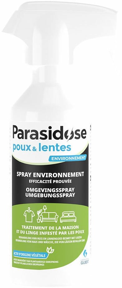 Parasidose Spray Environnement Poux - Lentes 250 ml spray