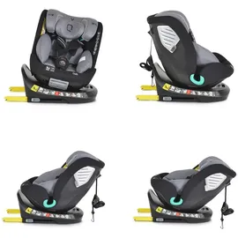 Cangaroo i-Size Kindersitz Quill (40-150cm) Gruppe 0/1/2/3, Isofix, 360° drehbar grau