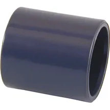 Powerhaus24 PVC doppelte Klebemuffe D 50 mm