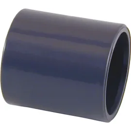 Powerhaus24 PVC doppelte Klebemuffe D 50 mm