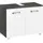 WELLTIME Waschbeckenunterschrank Ravenna 70 x 59 cm Weiß