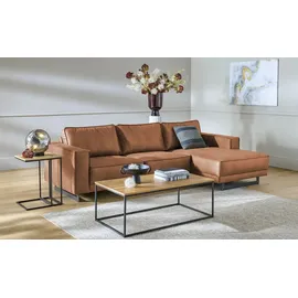Soho Eckcouch Leder 3-Sitzer Braun