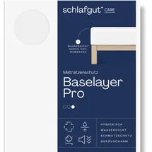 schlafgut Baselayer Pro Matratzenauflage 200 x 200 cm weiß