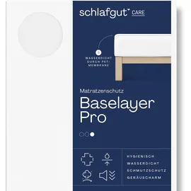 schlafgut Baselayer Pro Matratzenauflage 200 x 200 cm weiß