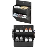 sollbry Hängender Schuh-Organizer 12-tlg. schwarz