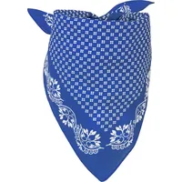 Stylebreaker Baumwolle Bandana blau/weiß onesize