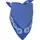 Stylebreaker Baumwolle Bandana blau/weiß onesize