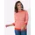 Casual Looks Ringel-Pullover orange / Ecru 50