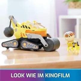 Spin Master Spin Master, Paw Patrol Der Mighty Kinofilm, Superhelden-Basis-Fahrzeug von Rubble (6067511)