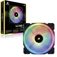 Corsair LL140 RGB Dual Light Loop PC-Gehäuse-Lüfter Schwarz, RGB (B x H x T) 140 x 140 x 25 mm ink