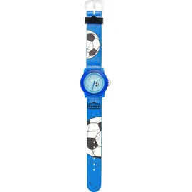 Scout Kinderuhr Fußball 280305030 Gehäusefarbe Blau