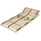 Sleepneo Lattenrost 100x200, Kopfteil verstellbar, Ergonomischer 7 Zonen Lattenrost, Buchenholz, 28 Latten, Lattenrahmen, Federholzrahmen, Selbstmontage, hohe Traglast bis 140Kg