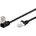Cat 5e Patchkabel 1x 90 gewinkelt U/UTP Schwarz