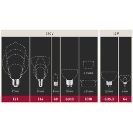 Paulmann LED-Reflektor 285.14 4W GU10 warmweiß