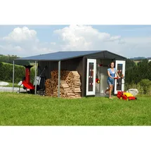 Biohort Seitendach für GH Europa Größe 4/5 Dunkelgrau-Metallic