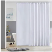 Furlinic Duschvorhang 275 x 180 cm weiß