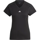adidas AEROREADY Train Essentials Minimal Branding V-Neck T-Shirt Black S