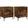 vidaXL Nachtschrank 2 Stk. 40 x 35 x 47,5 cm Braun