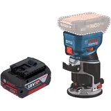 Bosch GKF 18V-8 Akku Kantenfräse 18 V 8,0 mm + 1x Akku 4,0 Ah