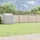 vidaXL Outdoor-Hundezwinger mit Dach 10 x 10 x 2,5 m Stahl Silber