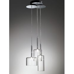 Designer-Hängeleuchte Spillray 3 Axo Light - Kristall
