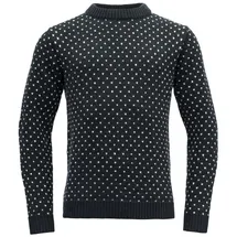 Devold Sørisen SWEATER - Merinopullover Ink / Offwhite S
