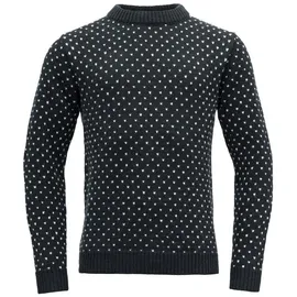 Devold Sørisen SWEATER - Merinopullover Ink / Offwhite S