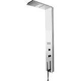 Evenes Wand-Brausepaneel Esben mit Thermostat, Edelstahl poliert
