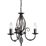 Elstead Lighting Kronleuchter Artisan Farbe: Schwarz