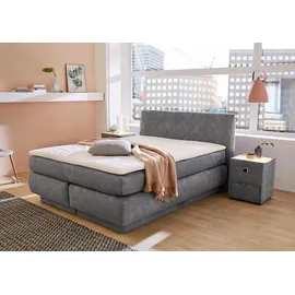 JOB Boxspringbett ANNIKA - Schwarz