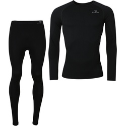 WITEBLAZE Luca Seamless Unterwäsche-Set Kinder 9000 - schwarz 140/152