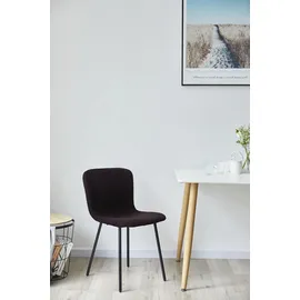 SalesFever Stuhl 4er-Set schwarz