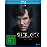Sherlock - Die komplette Serie: Staffeln 1-4 & Die Braut des Grauens auf 10 BDs LTD. [Blu-ray]