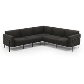 Andas Ecksofa »Askild«, Outdoor Gartensofa, wetterfeste Materialien, Breite 247 cm grau