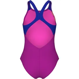 Arena Tales V Back Badeanzug Very Fuchsia/Neon Blue 164