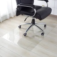 Tischschutz Clear Vinyl Tischunterlage, Stuhl-Bodenmatte, 1 mm, PVC, transparent, mehrere Größen, for harte Böden und Teppiche(60x80cm/23.6x31.5in)
