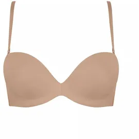 Triumph Bügel-BH - Stepy Soft 01 WDP - trägerlos oder überkreuzt tragbar beige 70