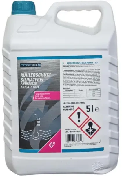 Corexx Kühlerfrostschutz-Konzentrat G12+ Lila, 5 Liter